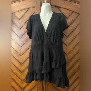 Torrid black, short sleeve top size 10, medium large